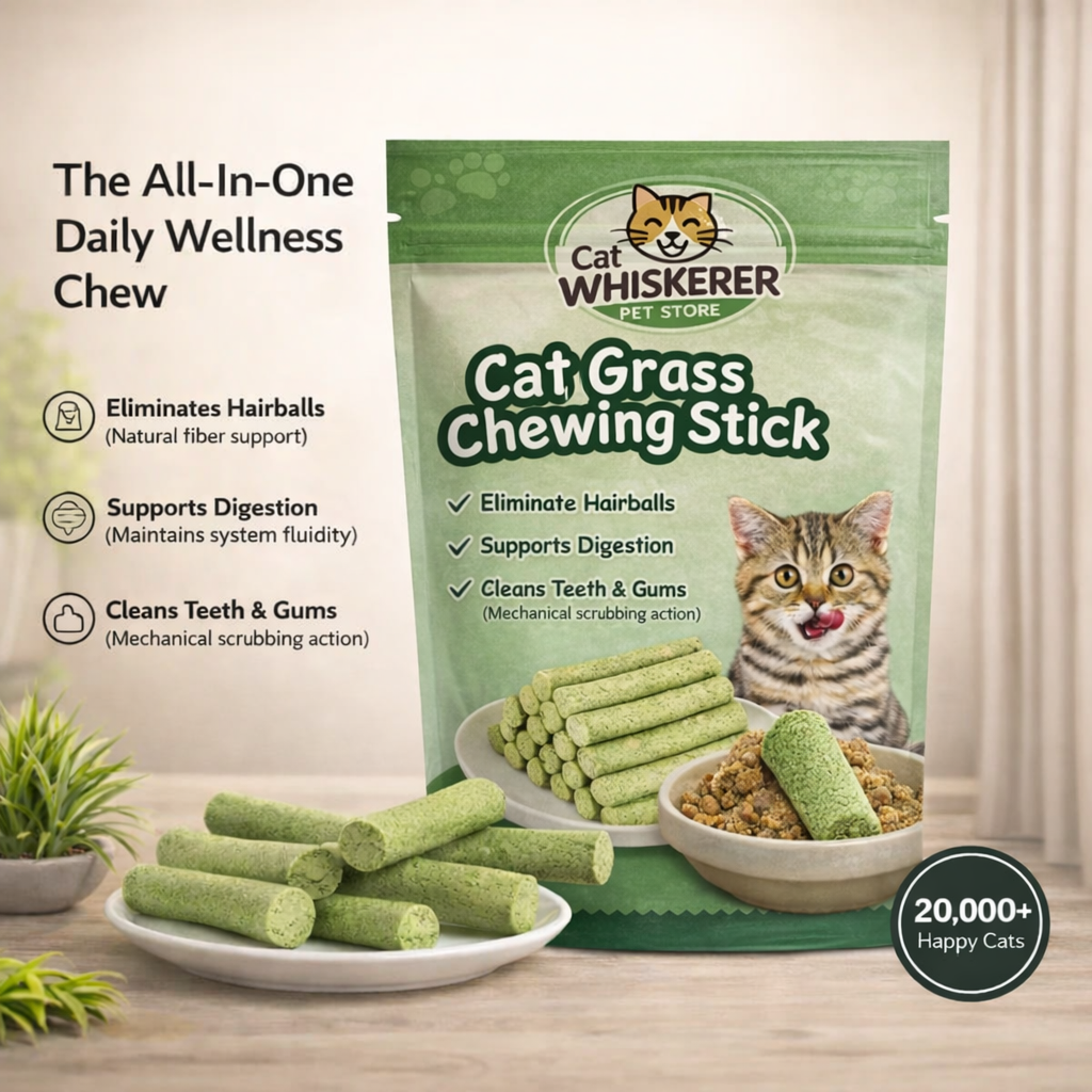 cat whiskers☆ 専用 Cat Whiskerer™ All Natural Cat Grass Chewing Sticks