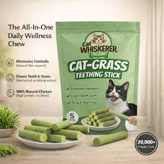 All Natural Cat Grass Chewing Sticks