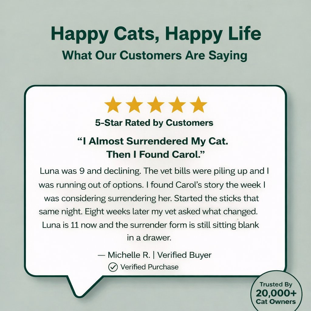 Cat Whiskerer™ All Natural Cat Grass Chewing Sticks